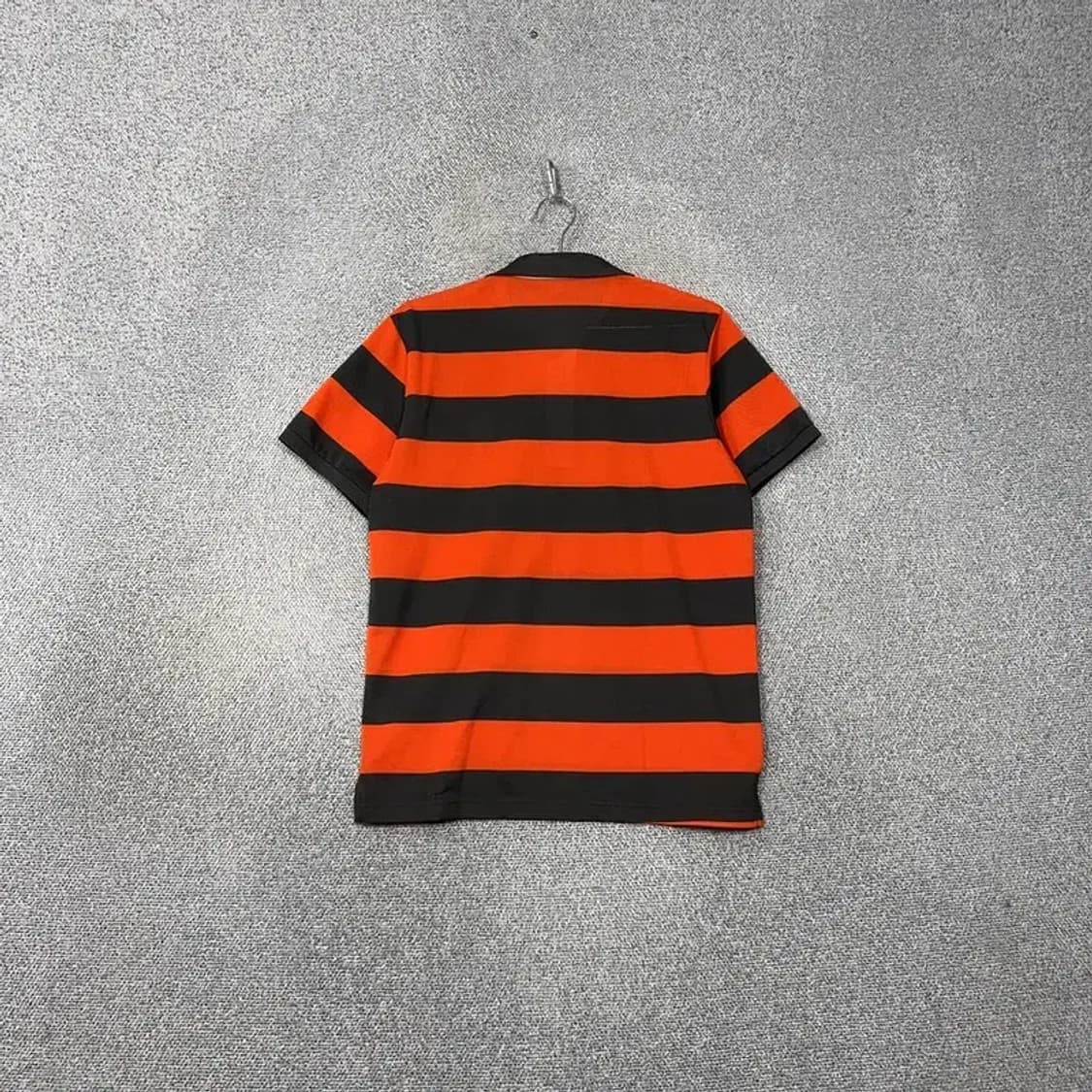 노스페이스 스트라이프 오렌지 로고 반팔 카라티 100 상품이미지2