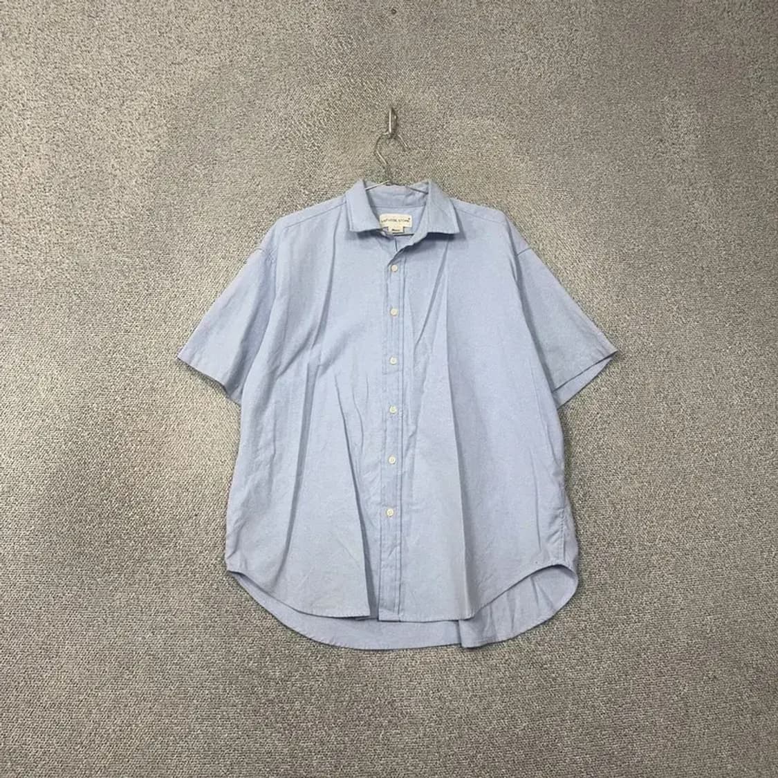 라퍼지스토어 오버핏 라이트 블루 반팔 셔츠 Medium 상품이미지1