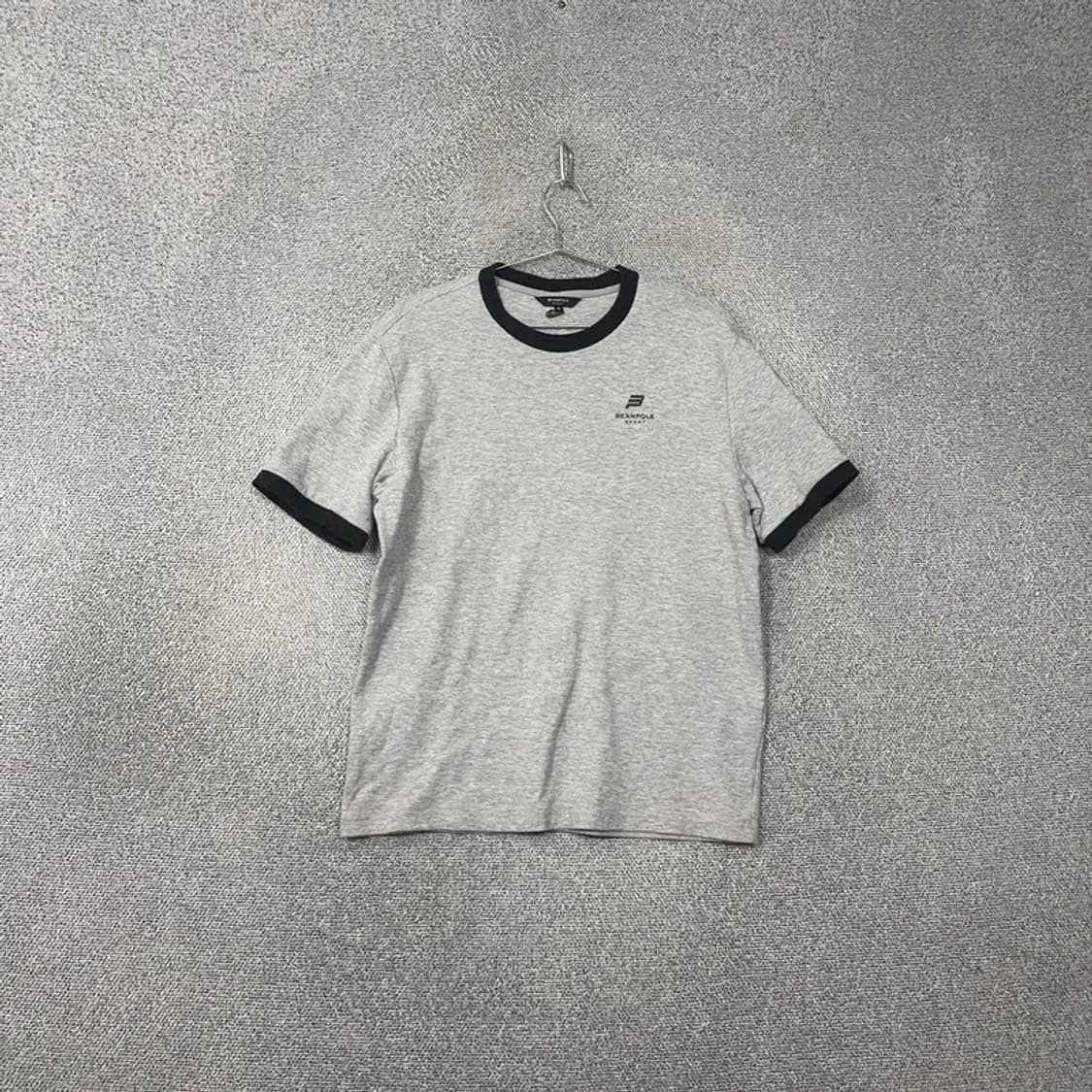 빈폴 라이트 그레이 로고 남성 캐주얼 반팔 티 100 상품이미지1