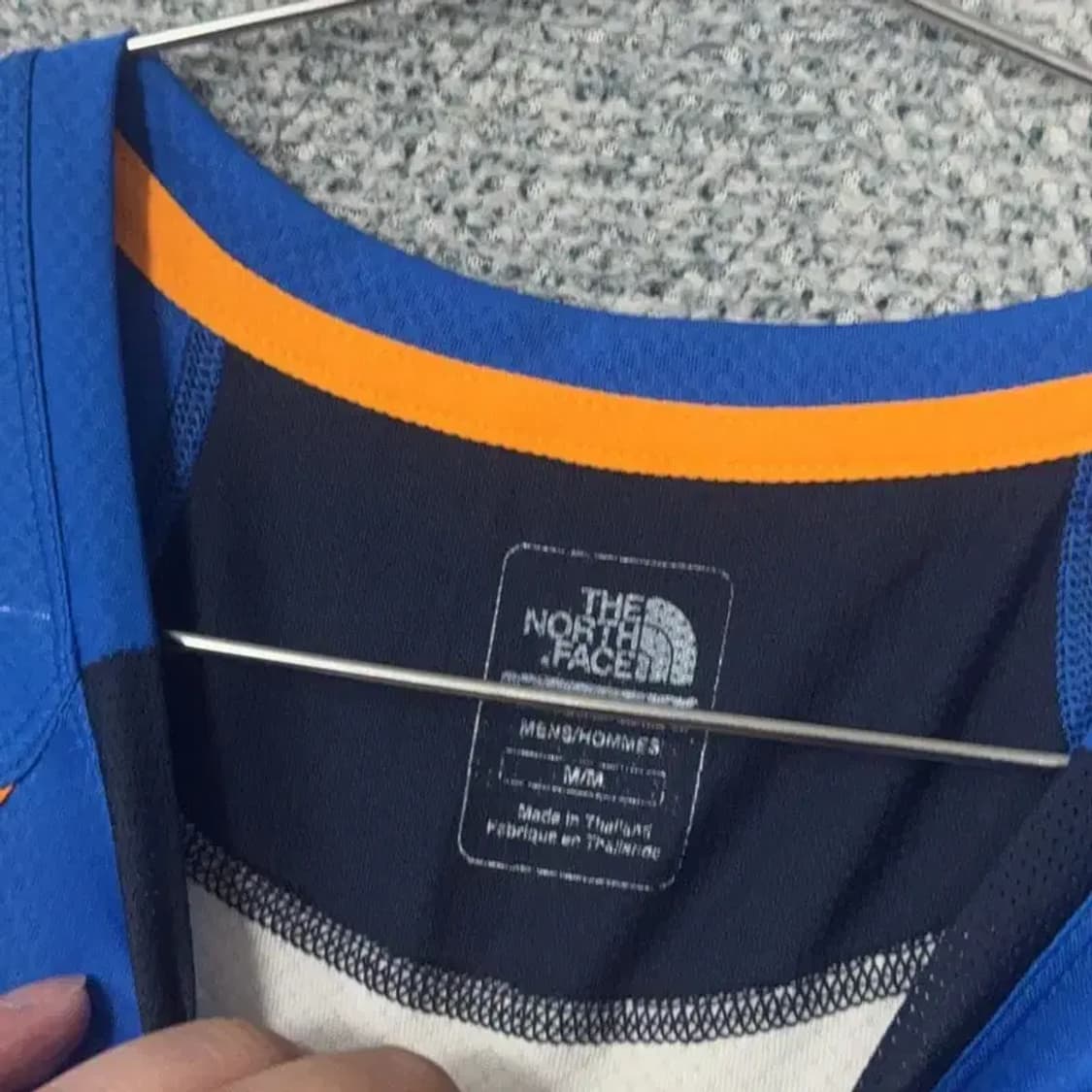 노스페이스 블루 로고 남성 기능성 반팔 티 M/M 상품이미지3