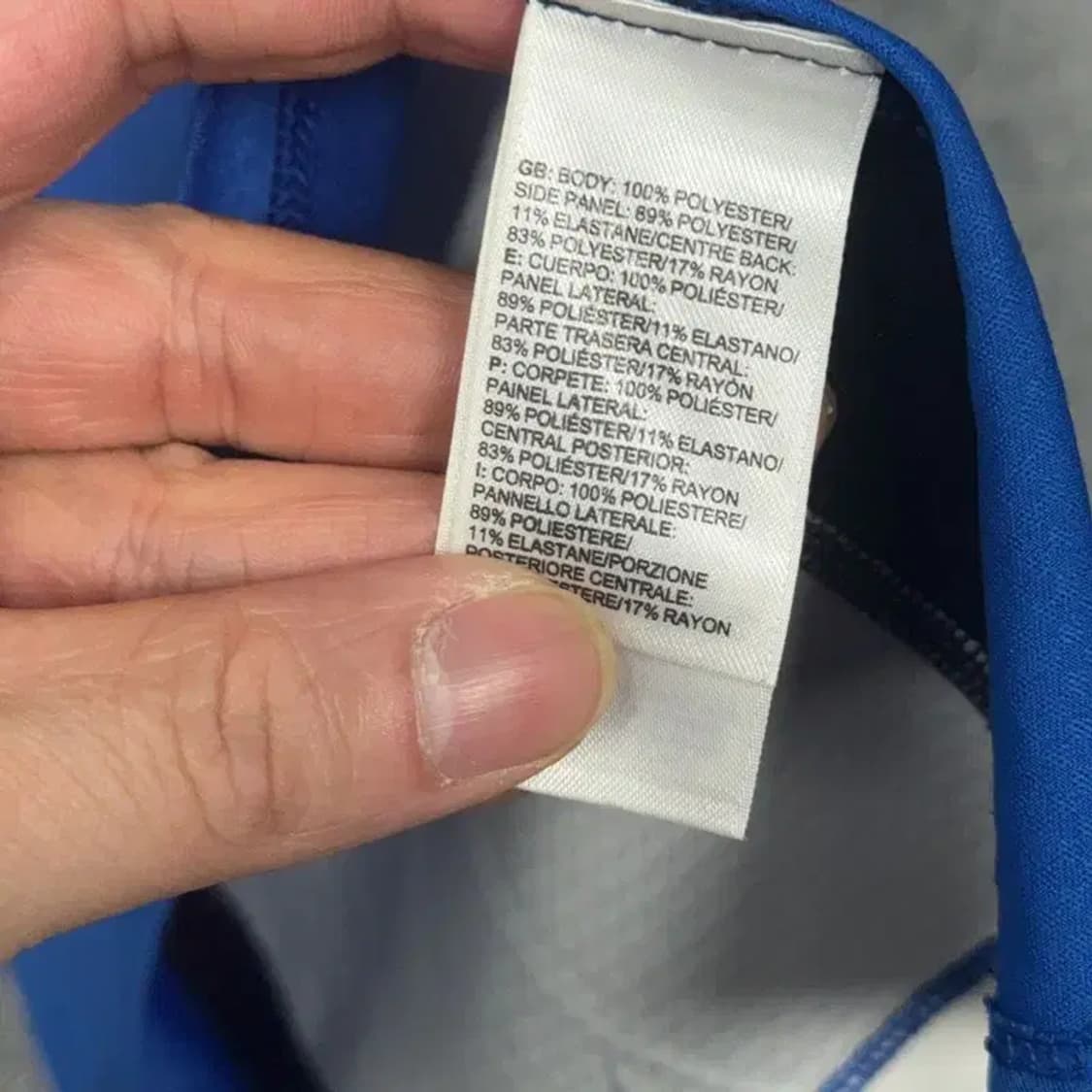 노스페이스 블루 로고 남성 기능성 반팔 티 M/M 상품이미지4