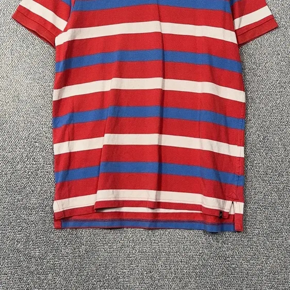 나이키 스트라이프 레드 로고 남성 반팔 카라티 L 상품이미지4