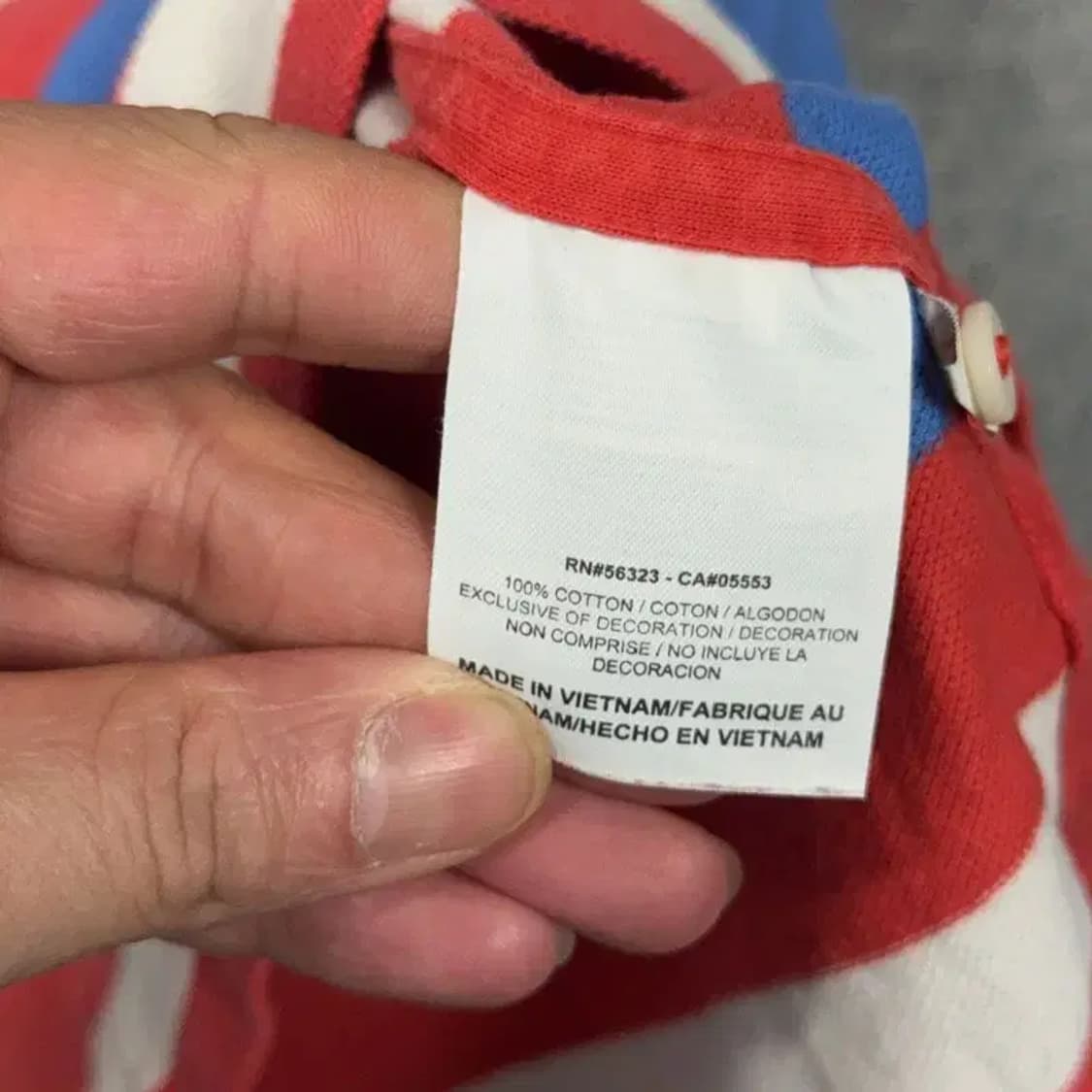 나이키 스트라이프 레드 로고 남성 반팔 카라티 L 상품이미지6