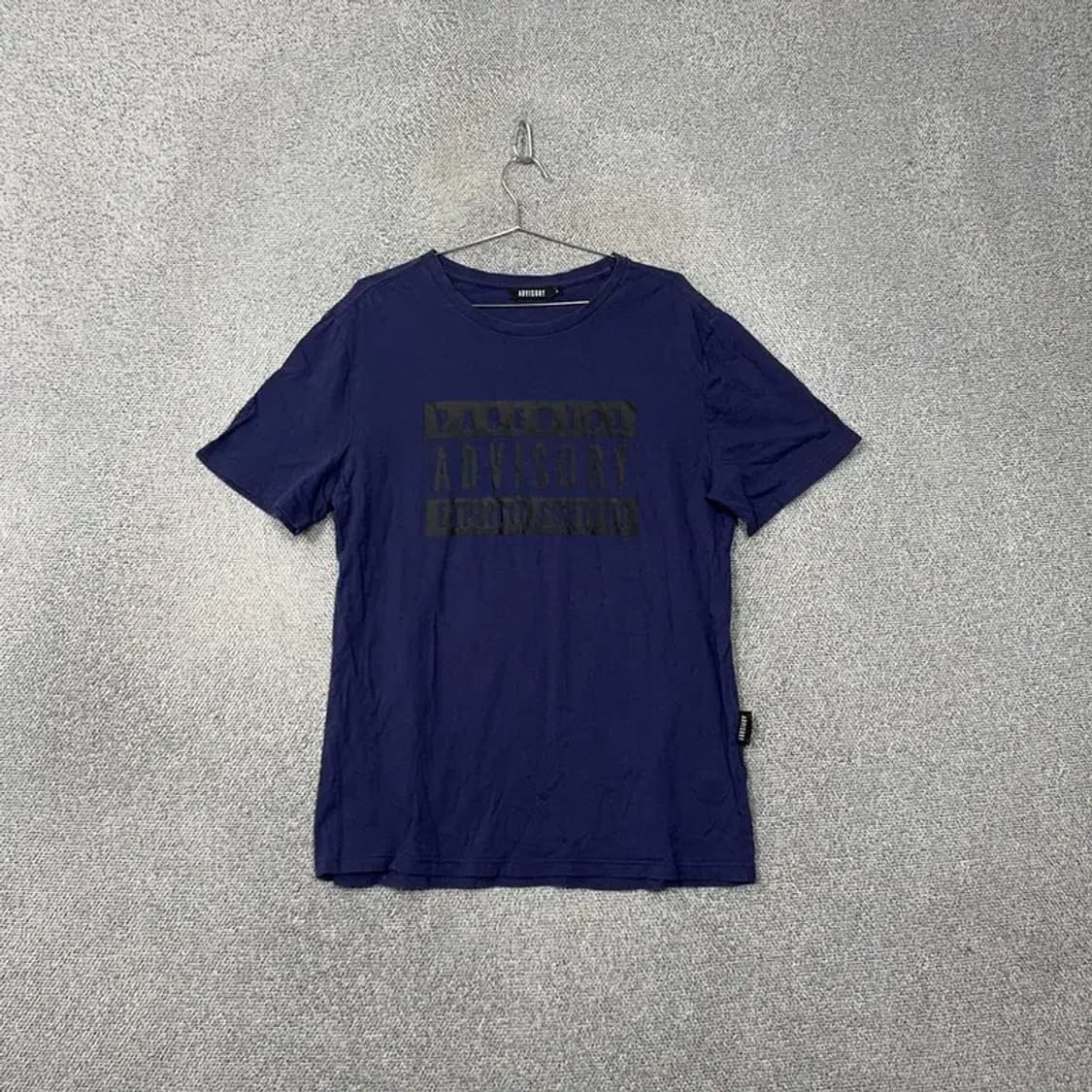 어드바이저리 프린팅 네이비 반팔티 L 상품이미지1