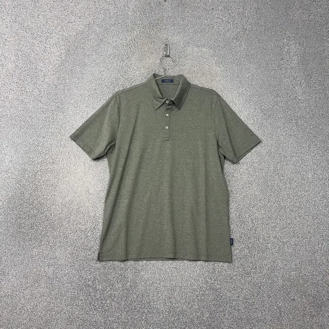 캠브릿지 멤버스 카키 남성 반팔 카라티 105 상품이미지1