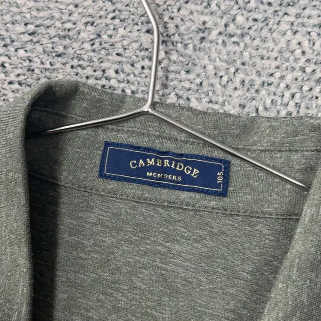 캠브릿지 멤버스 카키 남성 반팔 카라티 105 상품이미지3