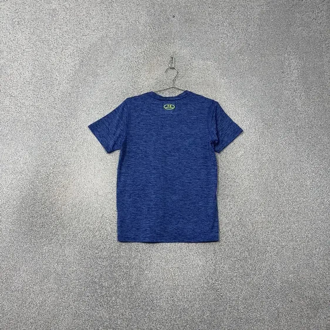 언더아머 네이비 로고 남성 운동 기능성 반팔티 M 상품이미지2