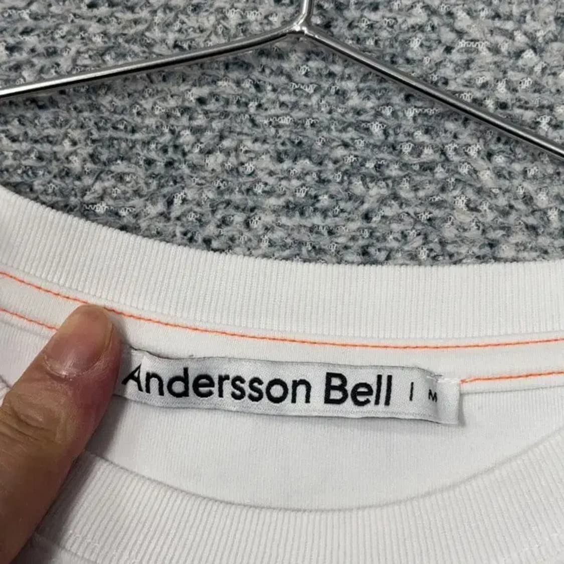 앤더슨벨 프린팅 화이트 반팔티 M 상품이미지3