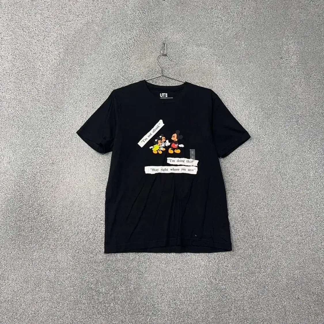 유니클로 디즈니 프린팅 코튼 반팔티 M 상품이미지1