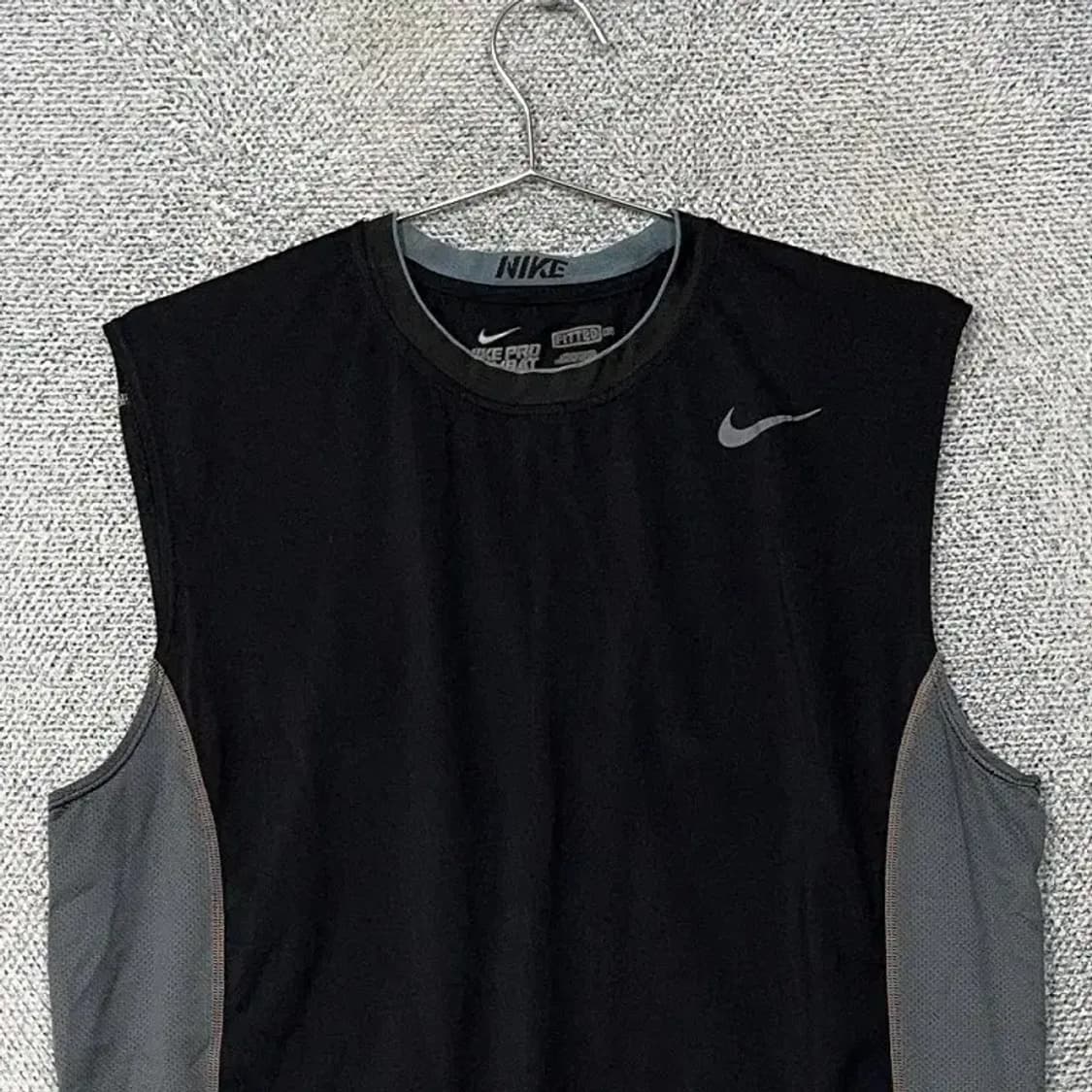 나이키 프로 컴뱃 블랙 민소매 나시 티 XL 상품이미지3