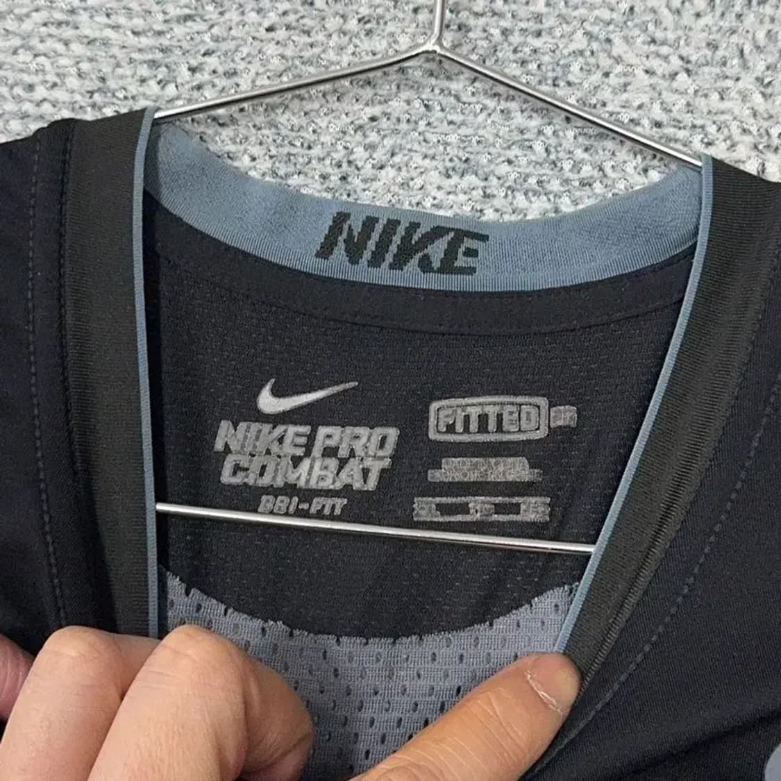 나이키 프로 컴뱃 블랙 민소매 나시 티 XL 상품이미지5