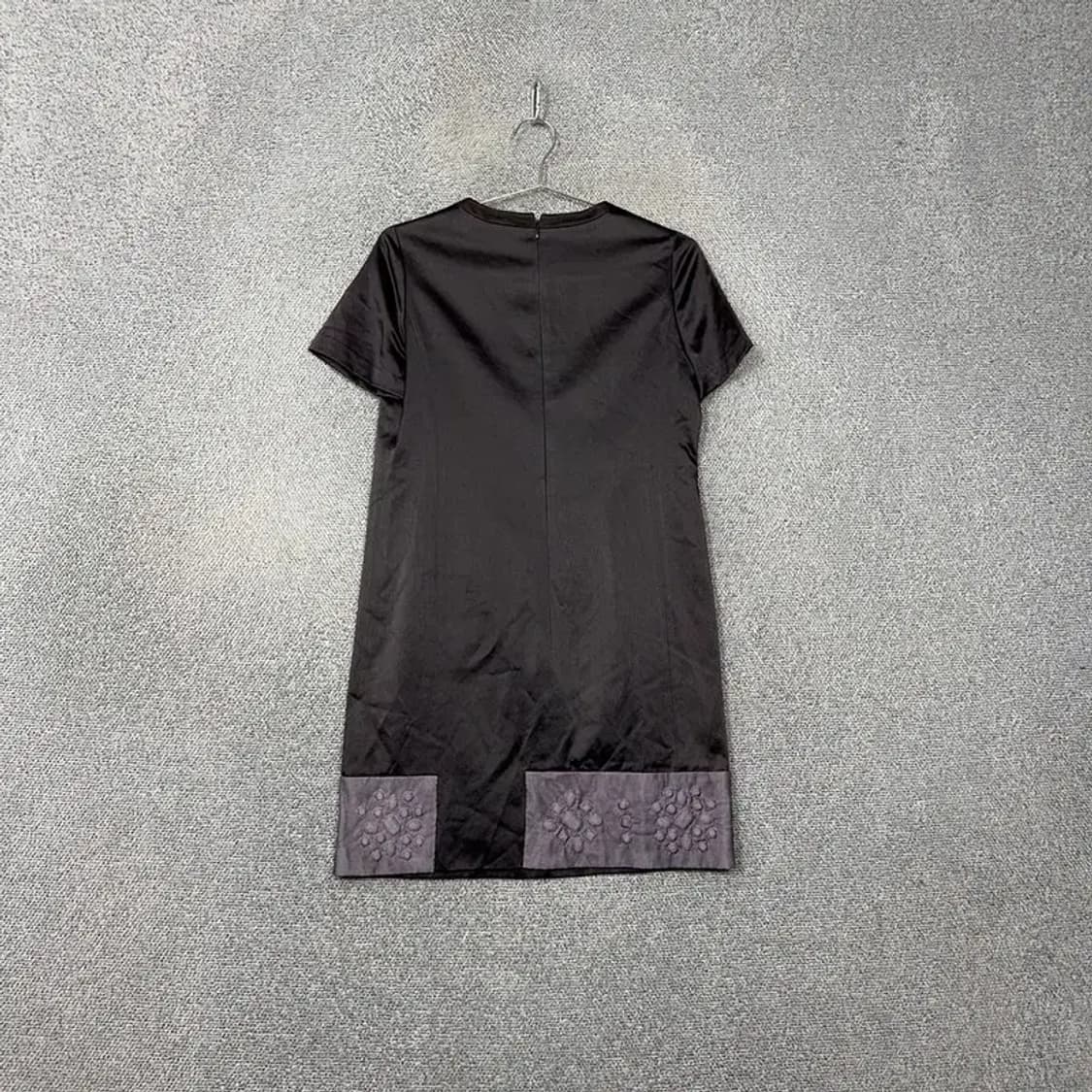 한섬 마인 여성 그레이 반팔 원피스 82-94-160 상품이미지2