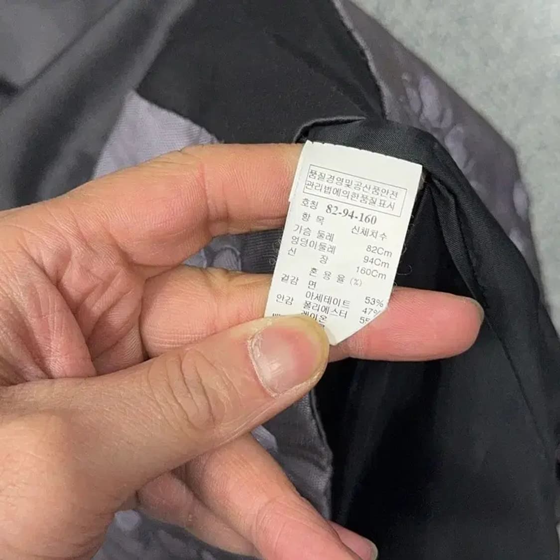 한섬 마인 여성 그레이 반팔 원피스 82-94-160 상품이미지6