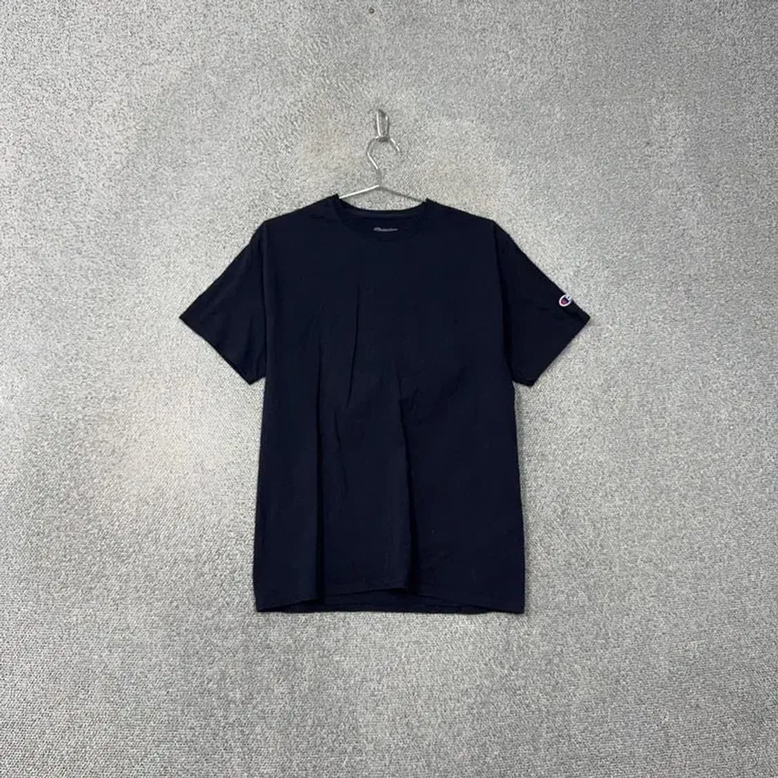 챔피온 베이직 로고 네이비 반팔 티 M 상품이미지1