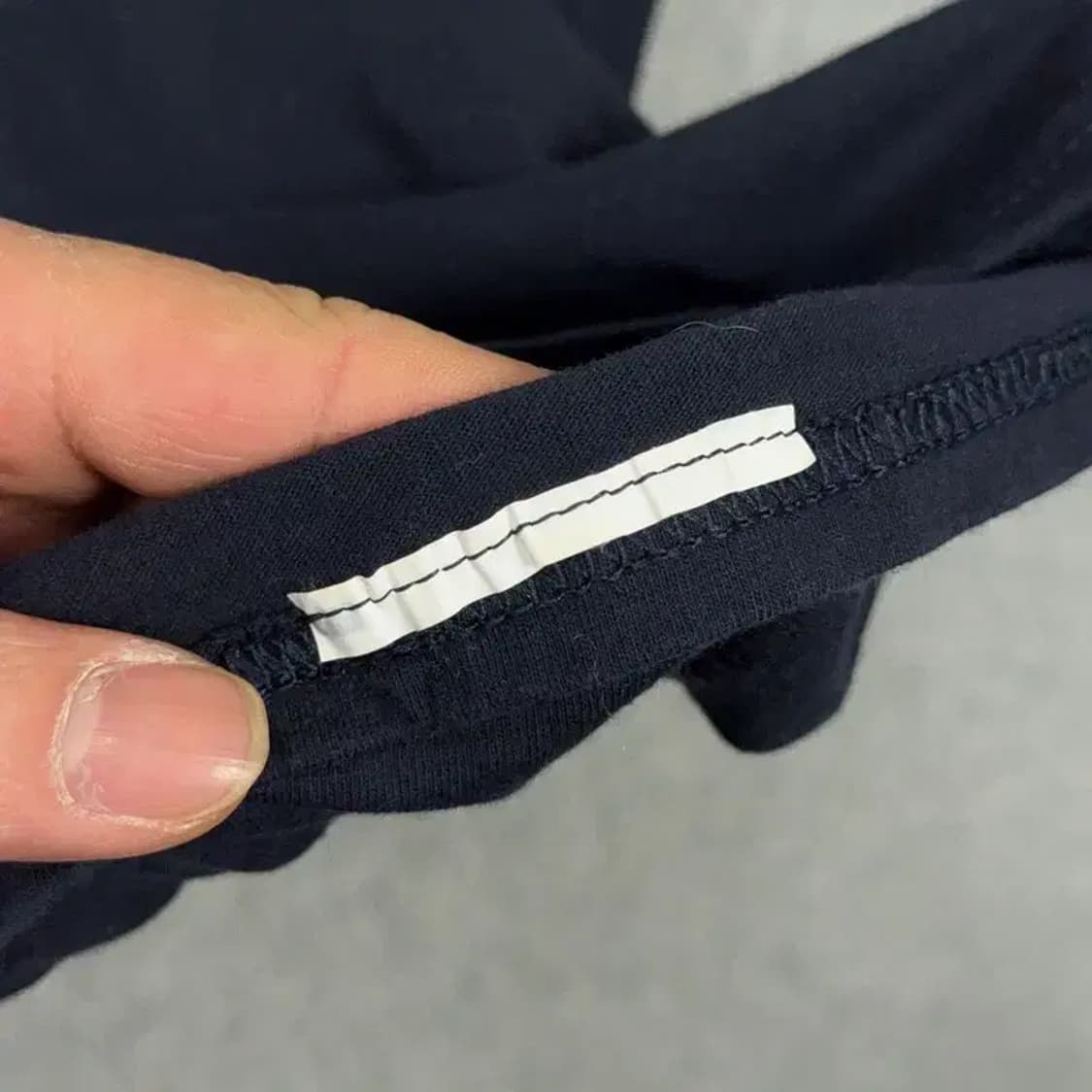 챔피온 베이직 로고 네이비 반팔 티 M 상품이미지4