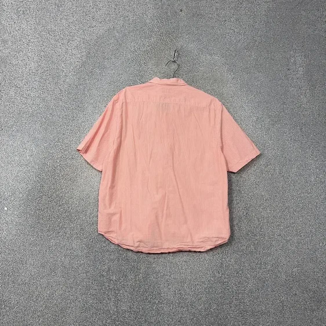 해지스 남성 스트라이프 코랄 반팔 셔츠 110 상품이미지2