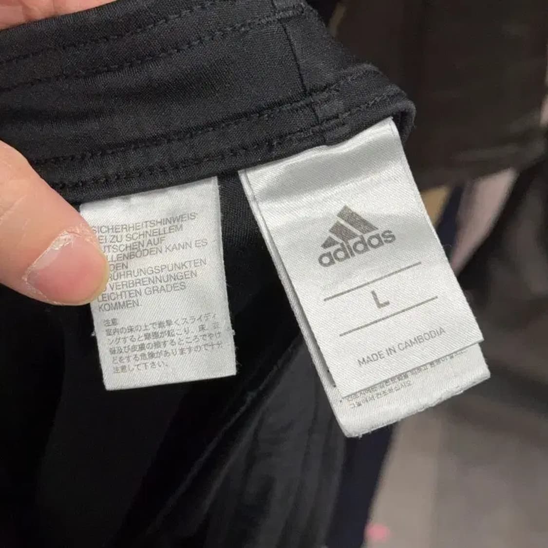 아디다스 남성 기능성 블랙 반바지 L 상품이미지3