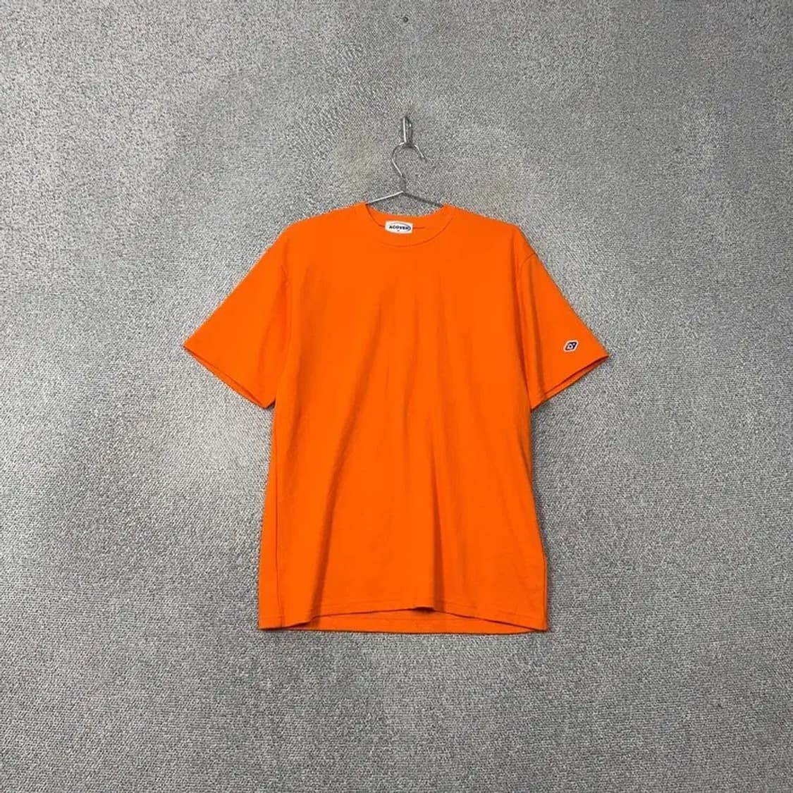 어커버 캐주얼 남성 오렌지 반팔 티 M 상품이미지1