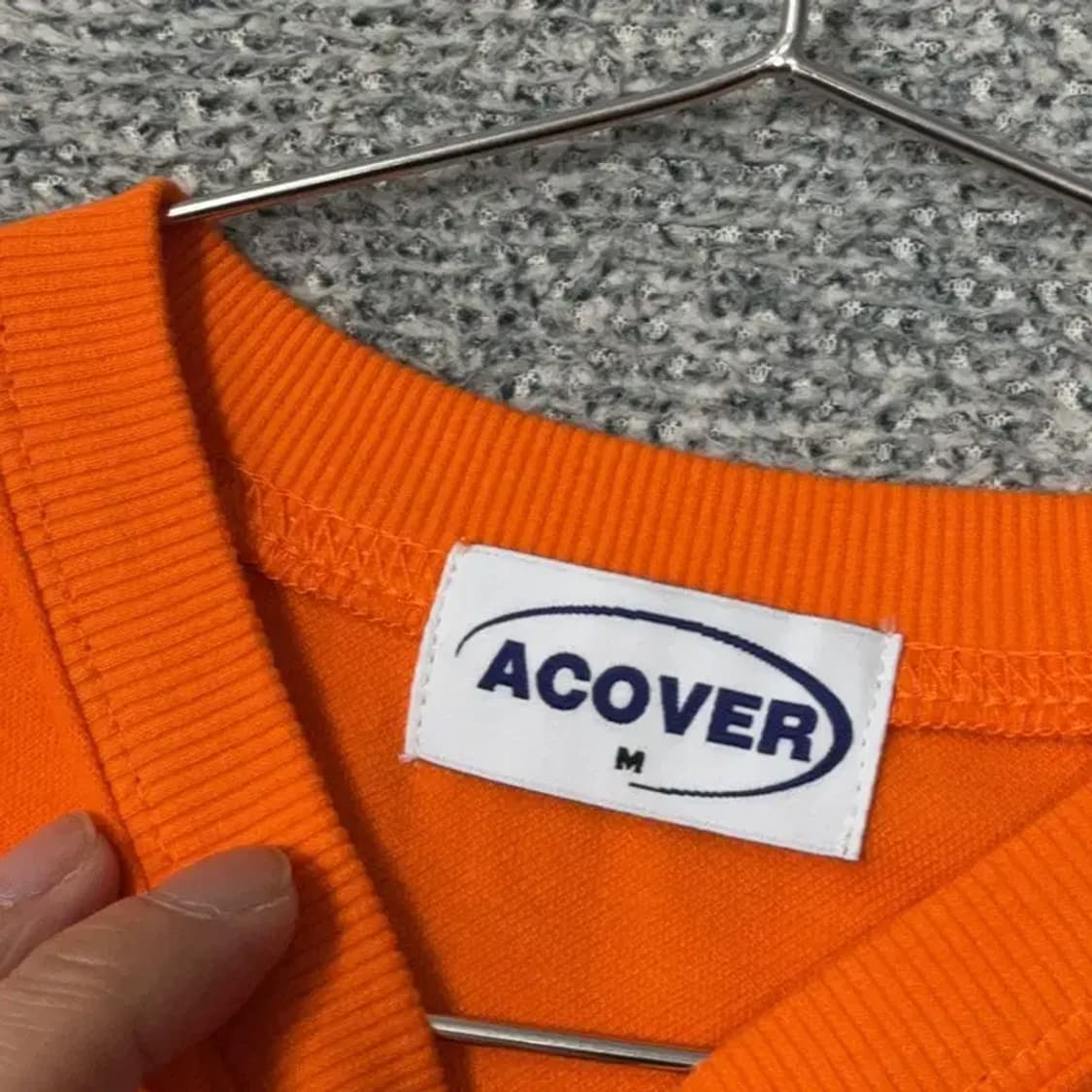 어커버 캐주얼 남성 오렌지 반팔 티 M 상품이미지3