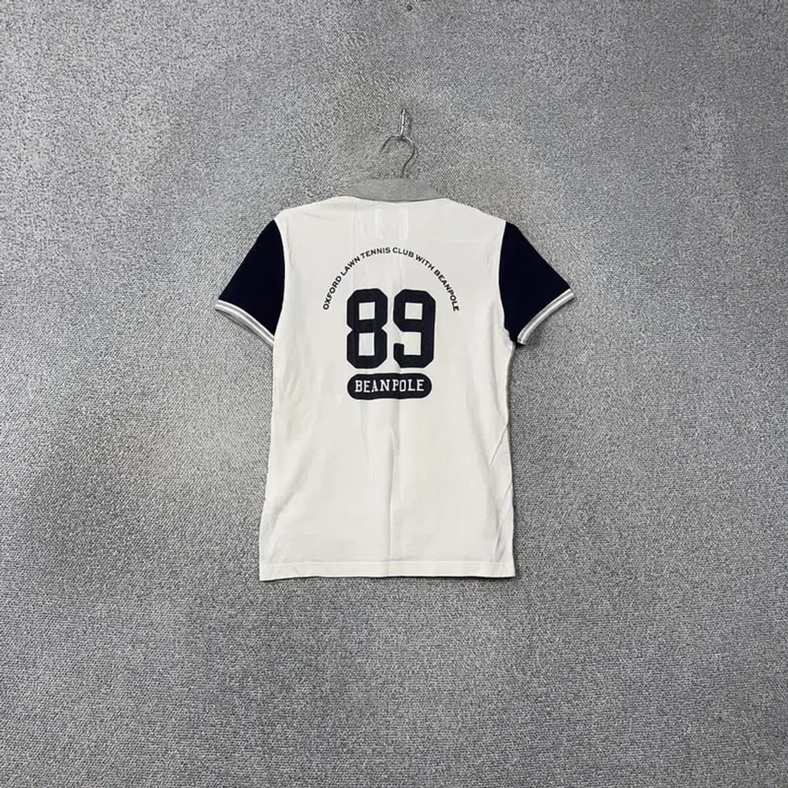 빈폴 캐주얼 넘버 남성 그레이 반팔 카라티 95 상품이미지2