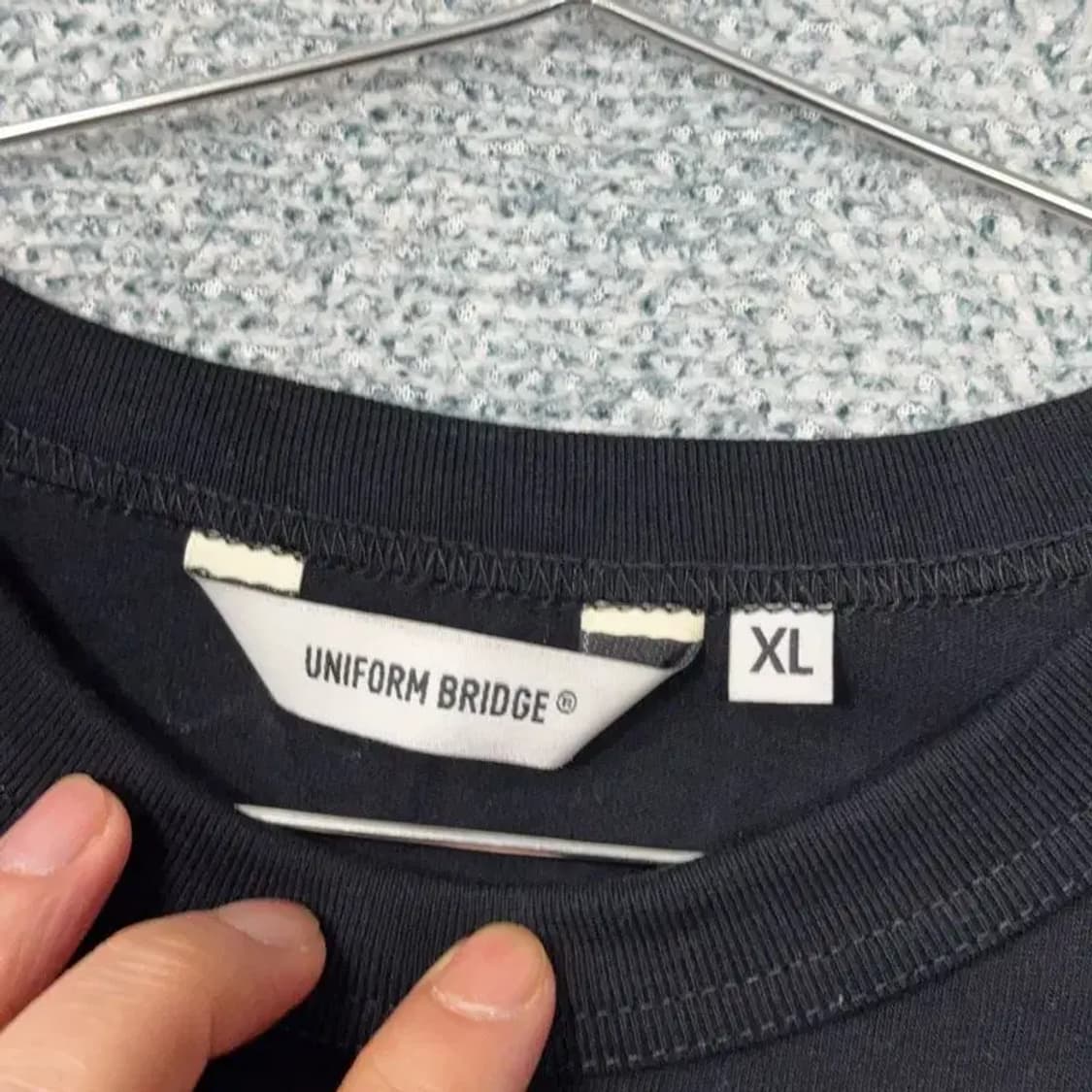 유니폼브릿지 1960 캐주얼 프린팅 블랙 반팔 티 XL 상품이미지3