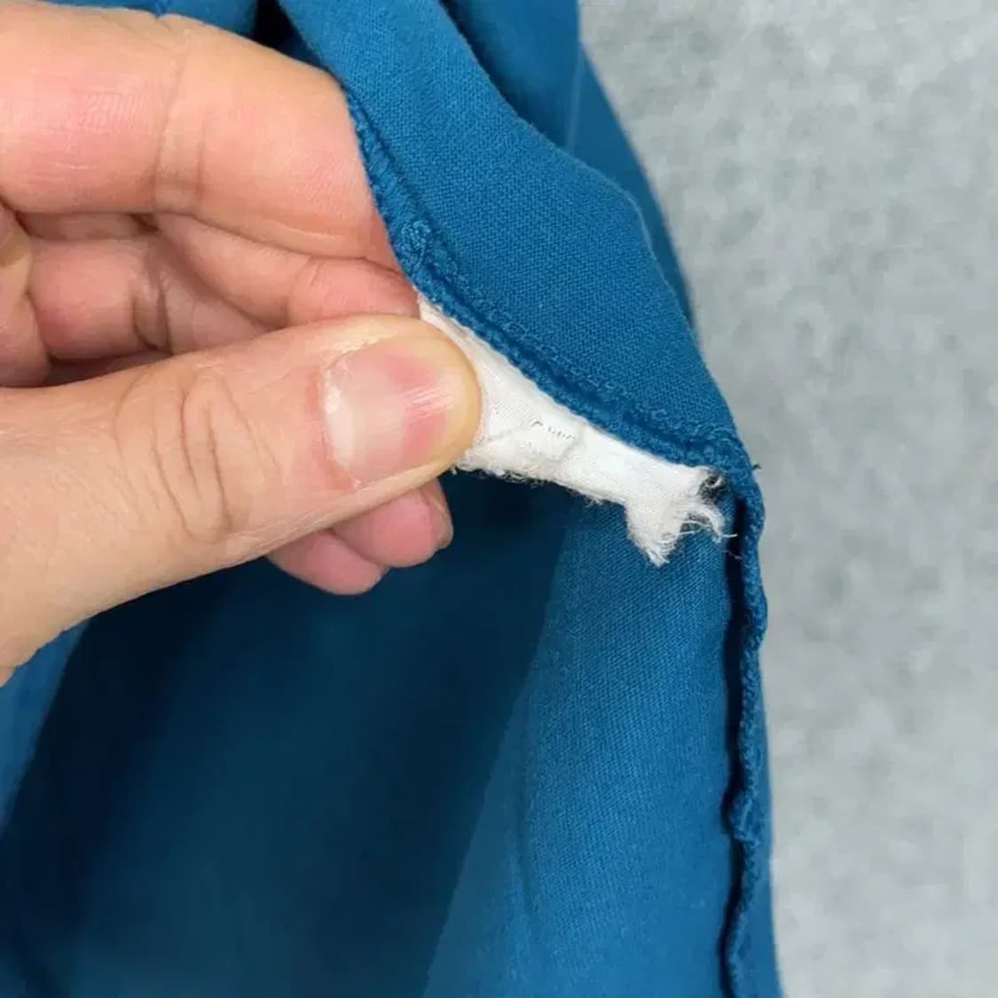 언더아머 빅로고 프린팅 블루 반팔 티 L 상품이미지4