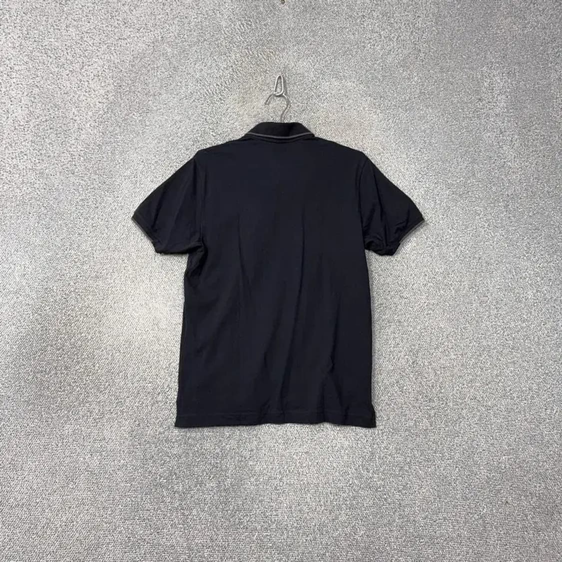 언더아머 로고 남성 블랙 반팔 카라티 M 상품이미지2