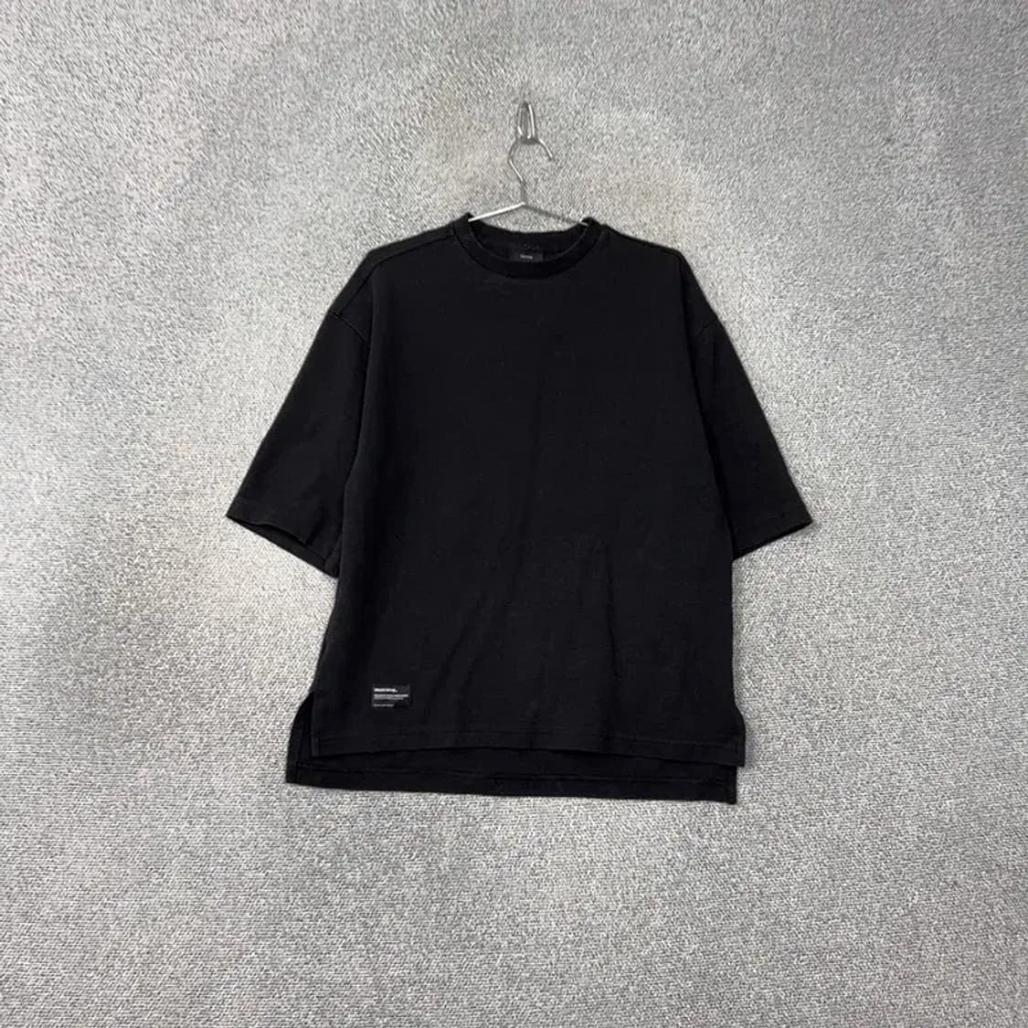 그루브라임 오버핏 블랙 반팔 티 M 상품이미지1