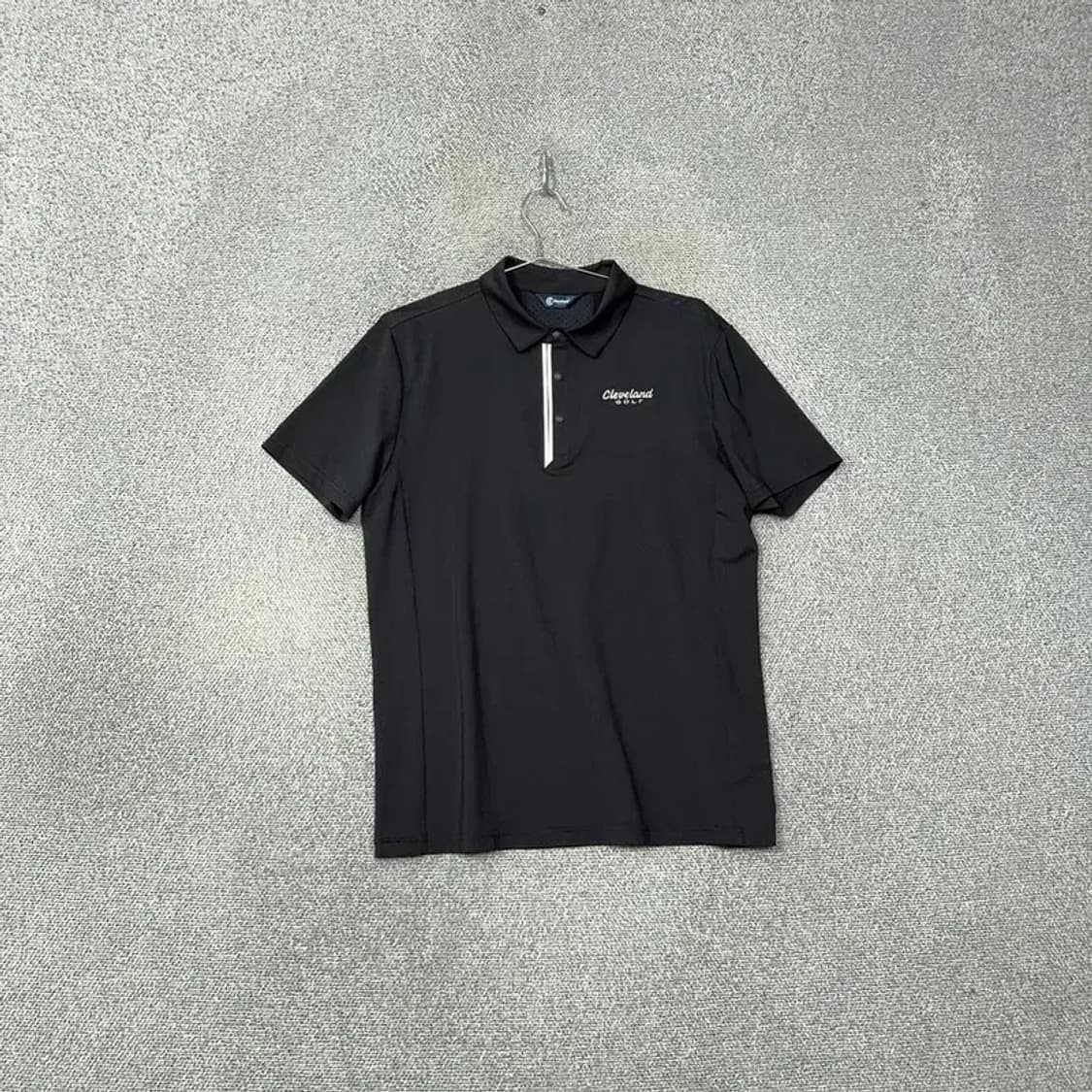 클리블랜드 남성 골프 블랙 반팔 카라티 M 상품이미지1