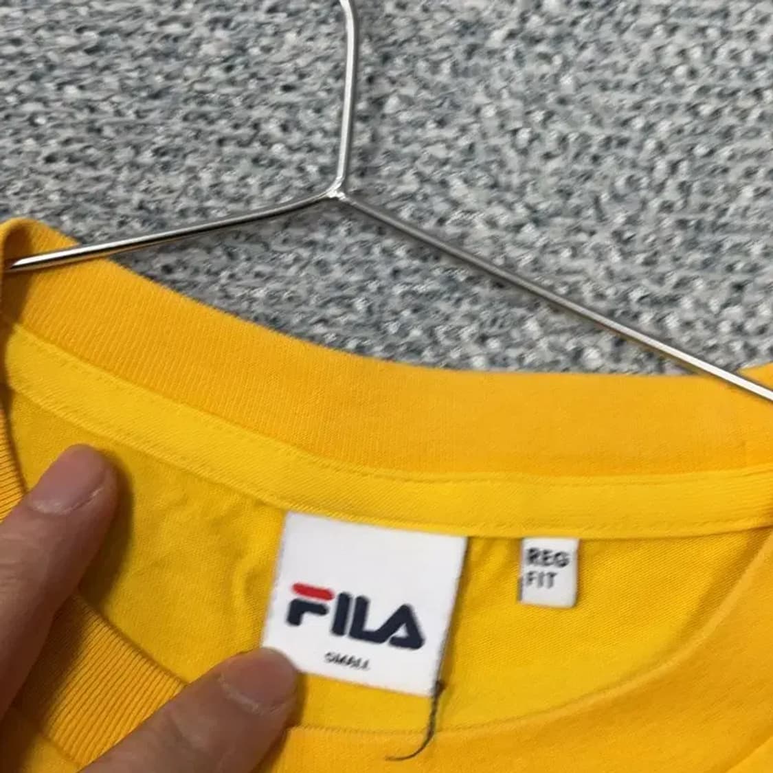 휠라 빅로고 프린팅 옐로우 반팔 티 95 상품이미지3