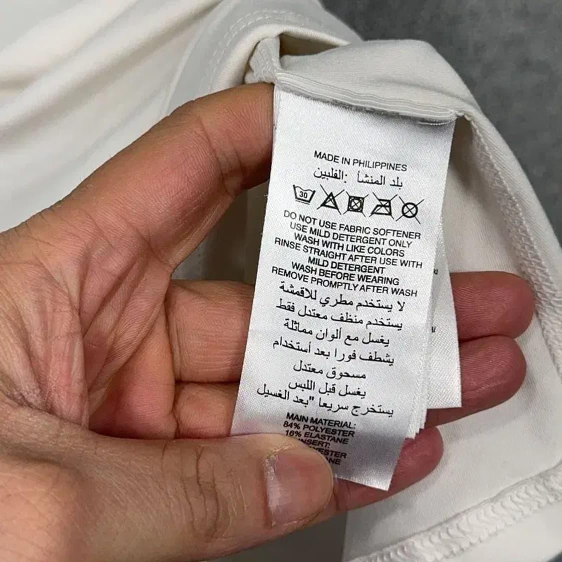 아디다스 테크핏 화이트 기능성 반팔 티 L 상품이미지4