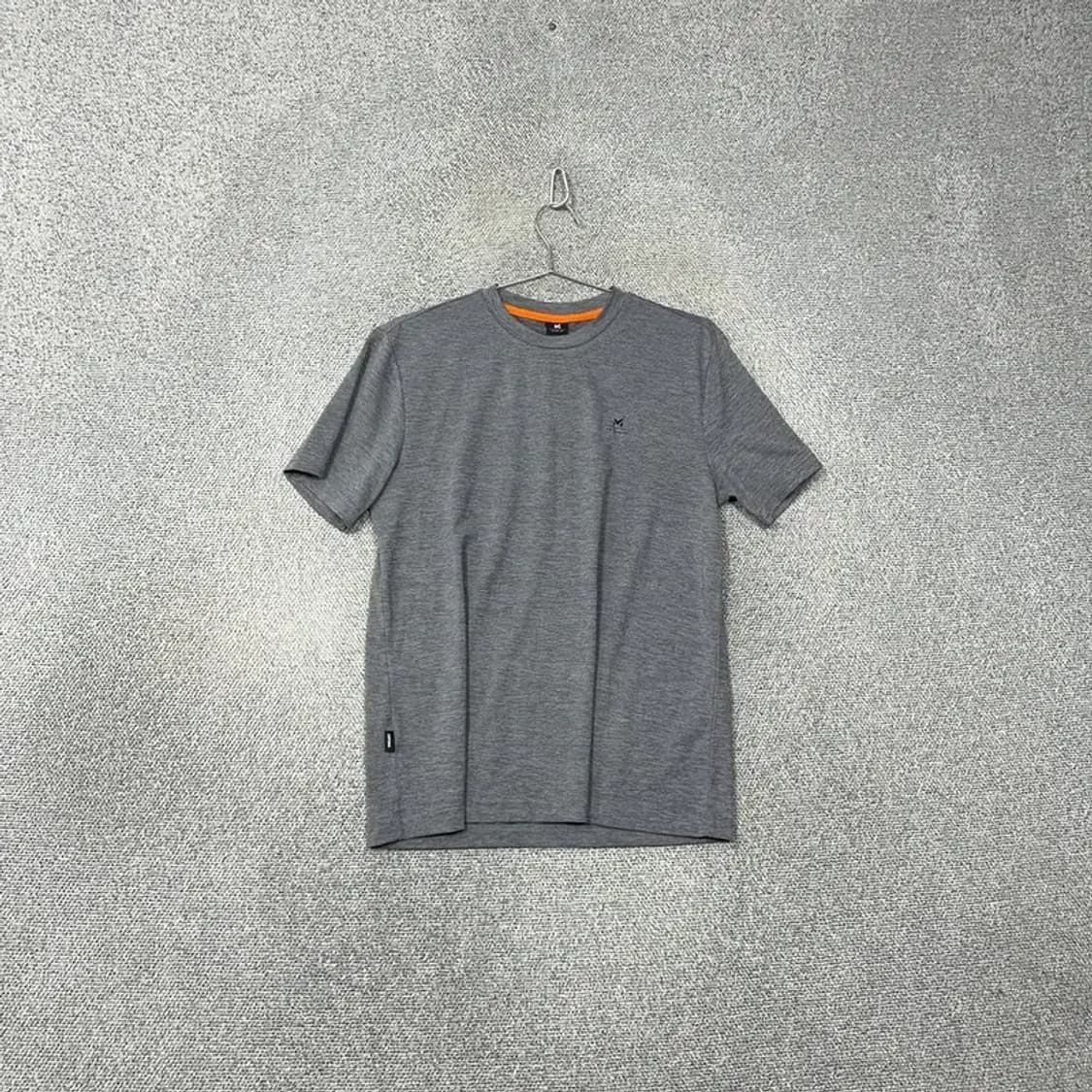 [새상품] 밀레 골프 기능성 그레이 반팔 티 95 상품이미지1