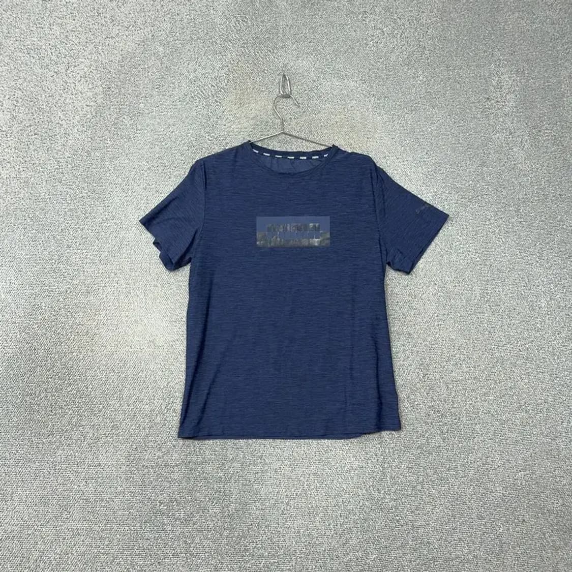 푸마 프린팅 네이비 반팔 티 M 상품이미지1