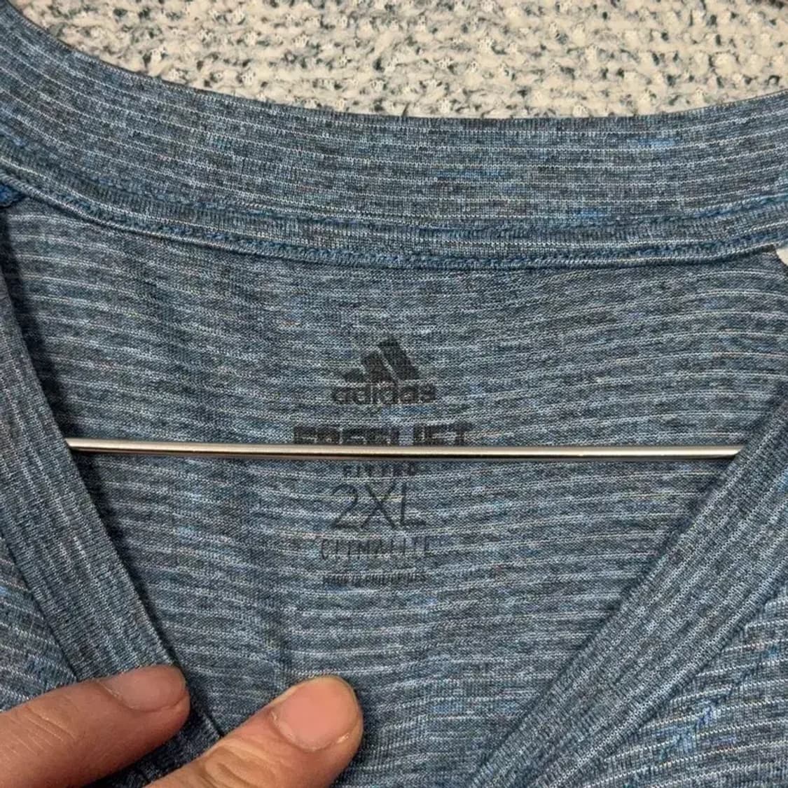 아디다스 기능성 네이비 반팔 티 2XL 상품이미지3