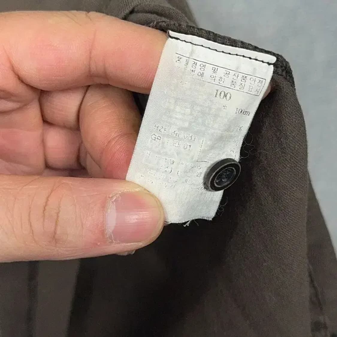 해지스 브라운 로고 남성 반팔 카라티 100 상품이미지6