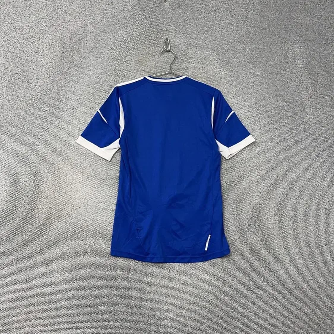 아디다스 블루 로고 삼선 기능성 운동 반팔티 95 상품이미지2