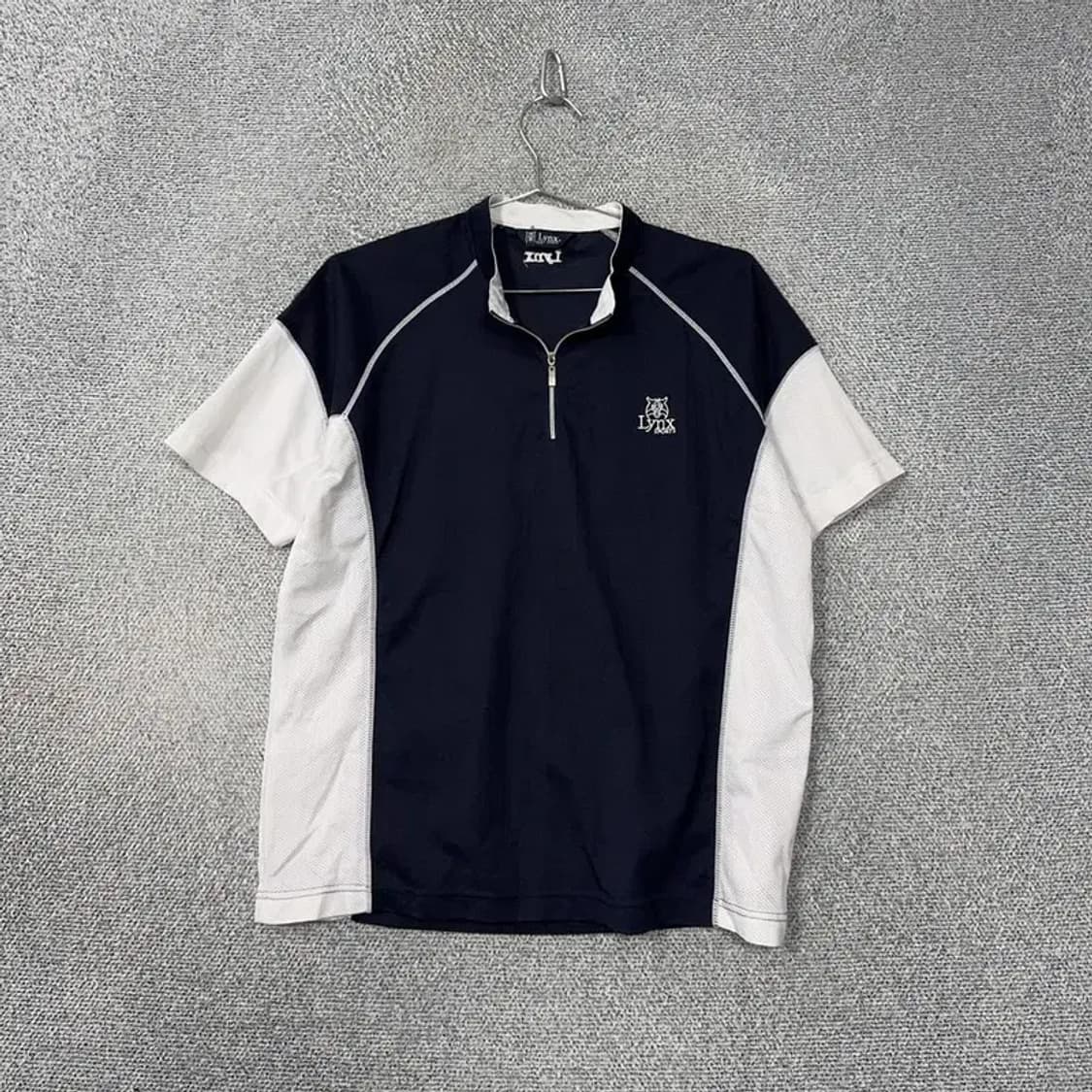 링스 로고 골프 기능성 반집업 반팔티 100 상품이미지1