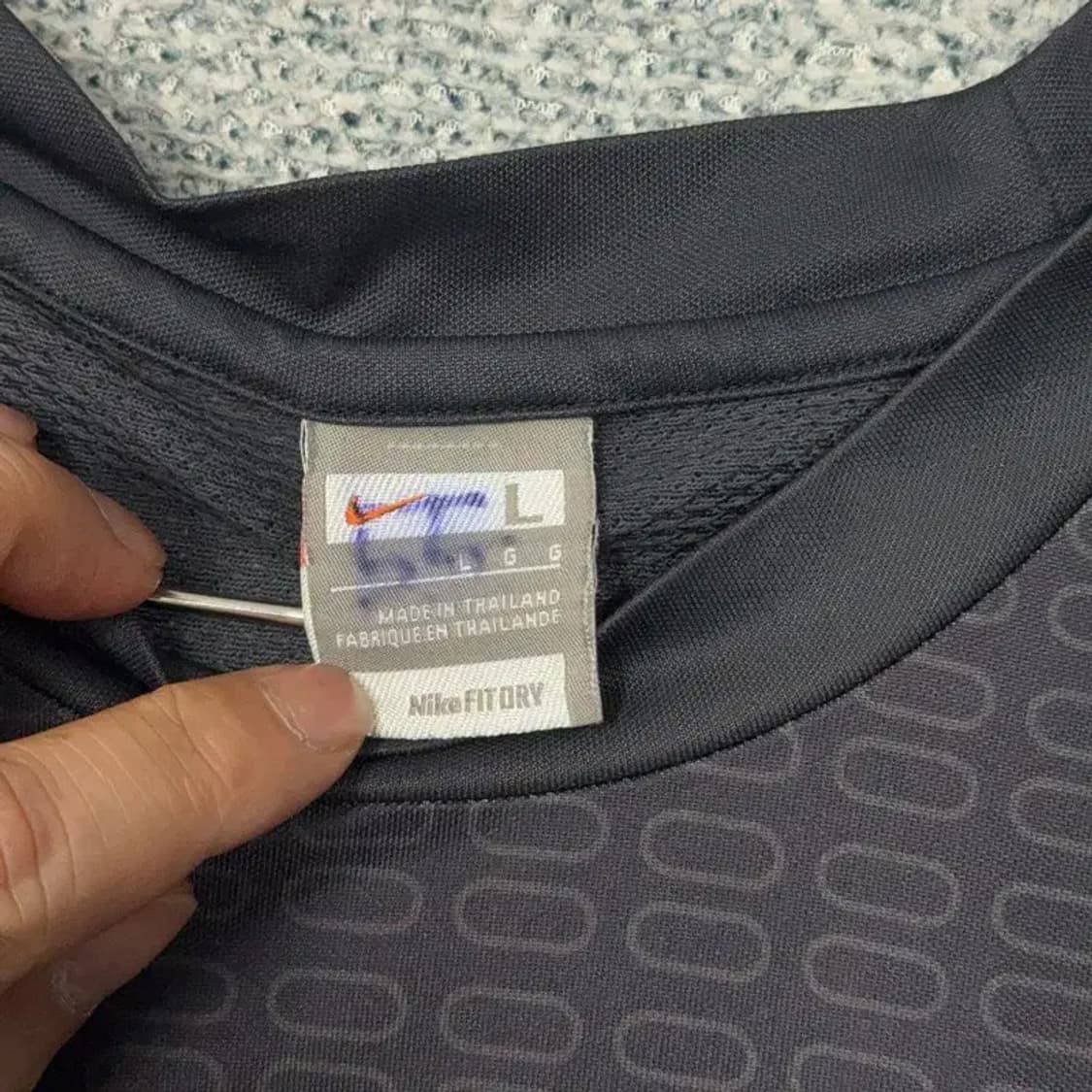 나이키 드라이핏 프린팅 로고 운동 남성 기능성 반팔티 L 상품이미지3