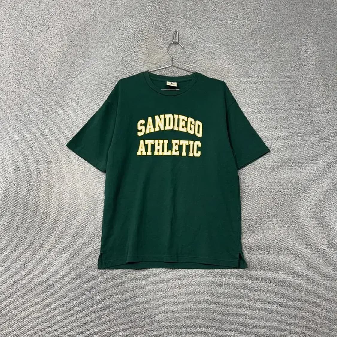 후아유 로고 프린팅 그린 반팔 티 M 상품이미지1