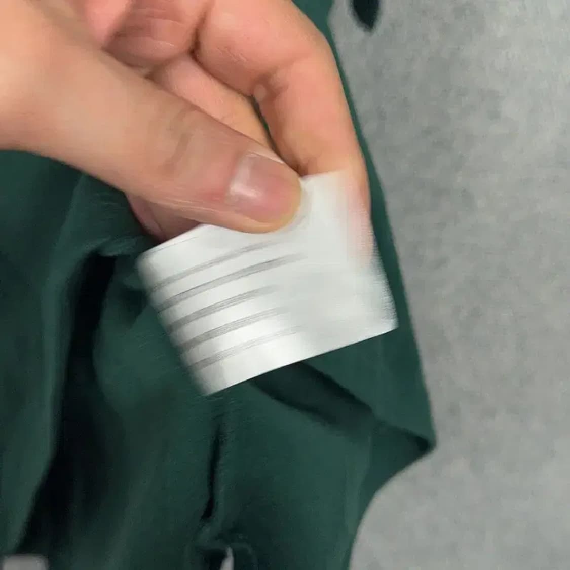 후아유 로고 프린팅 그린 반팔 티 M 상품이미지5