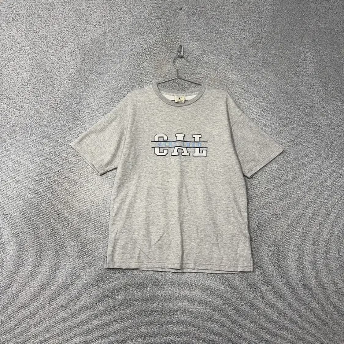 후아유 캐주얼 로고 프린팅 그레이 반팔티 M 상품이미지1