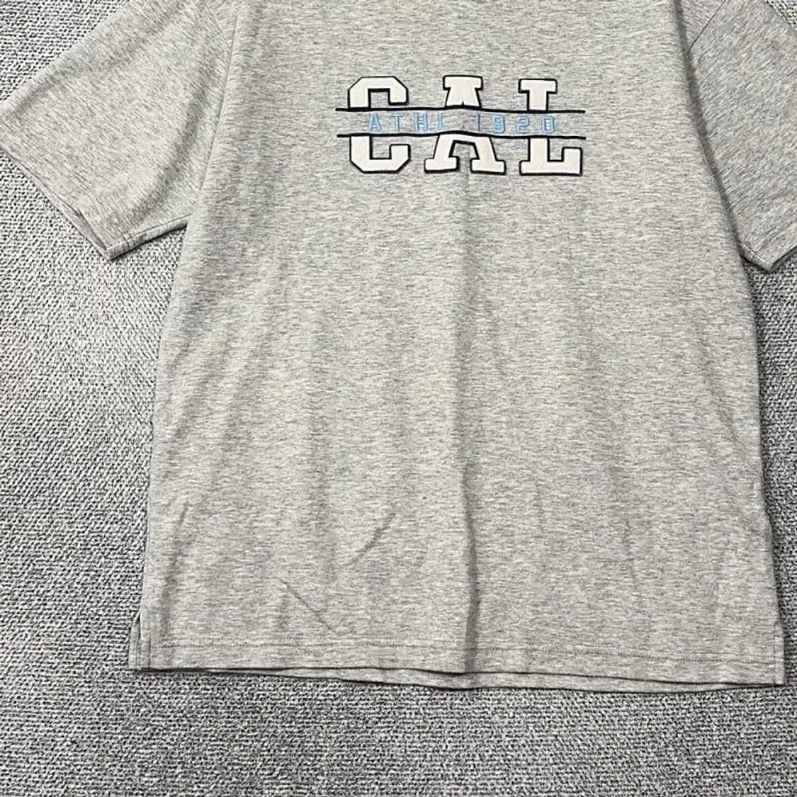 후아유 캐주얼 로고 프린팅 그레이 반팔티 M 상품이미지3