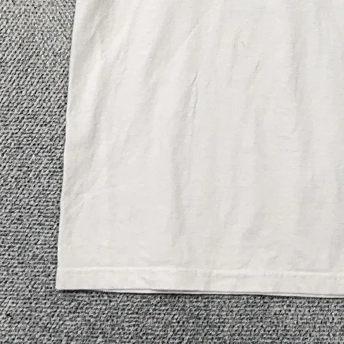 앰블러 로고 프린팅 화이트 코튼 반팔티 XL 상품이미지3