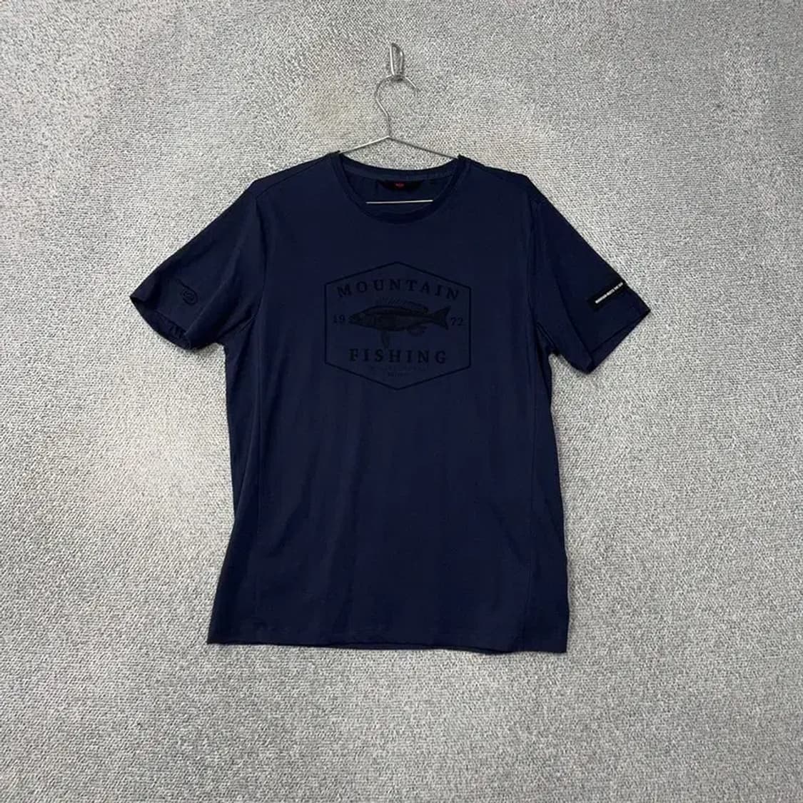 K2 프린팅 네이비 기능성 운동 남성 반팔 티 100 상품이미지1