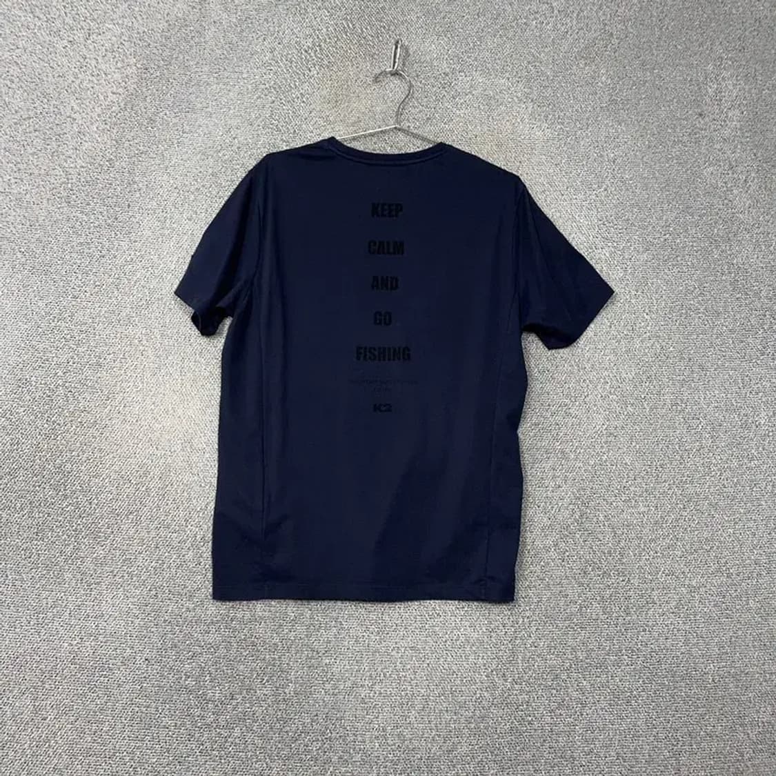 K2 프린팅 네이비 기능성 운동 남성 반팔 티 100 상품이미지2