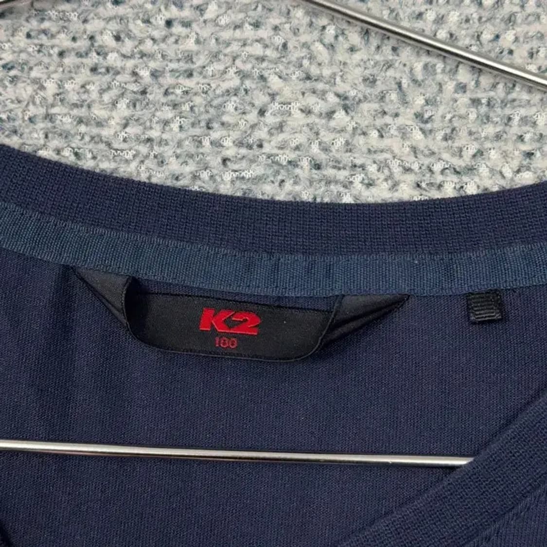 K2 프린팅 네이비 기능성 운동 남성 반팔 티 100 상품이미지5