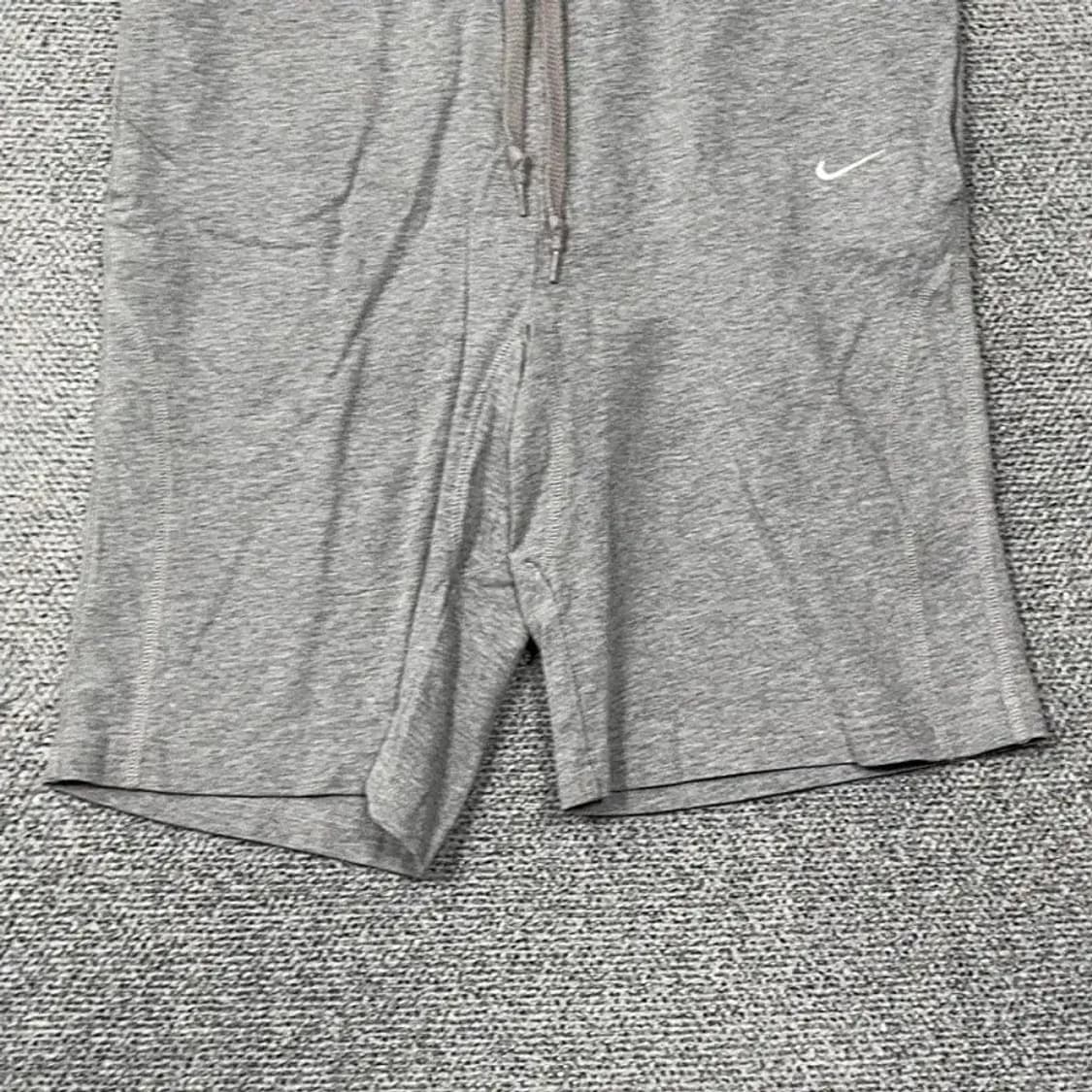 나이키 라이트 그레이 로고 밴딩 코튼 반바지 S 상품이미지4