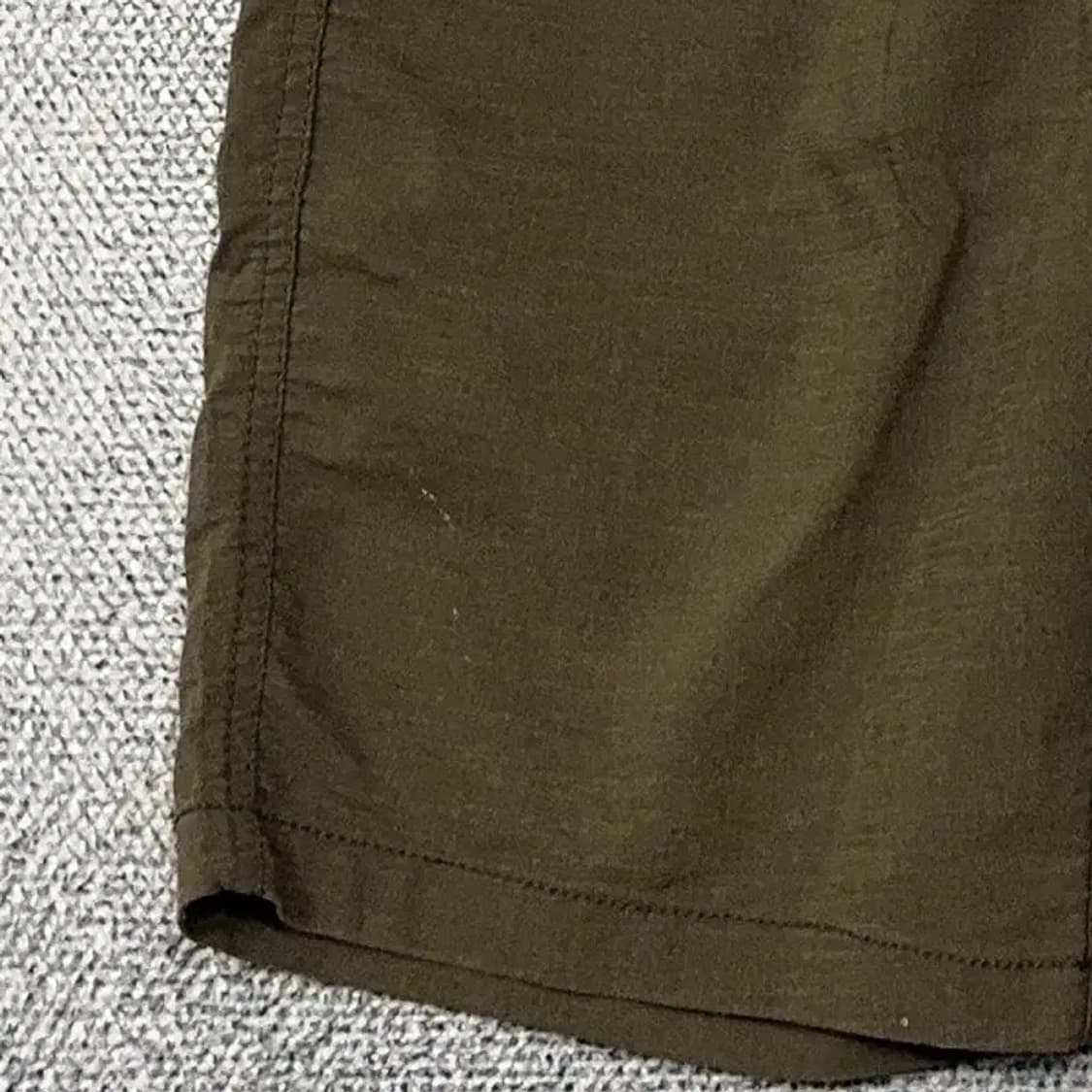 버커루 카키 밴딩 코튼 반바지 S 상품이미지4