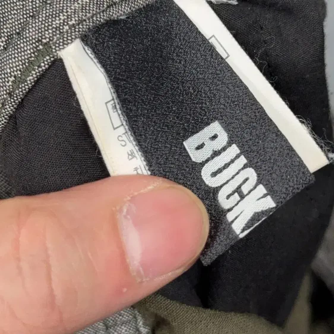 버커루 카키 밴딩 코튼 반바지 S 상품이미지5