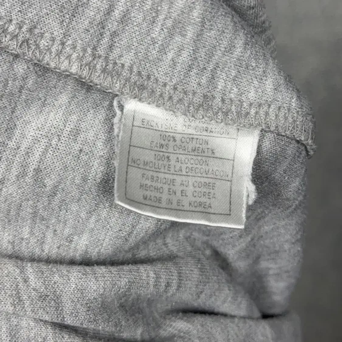 나이키 라이트 그레이 로고 코튼 반바지 L 상품이미지5